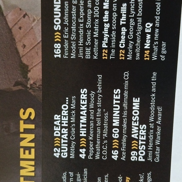 Magazine GUITAR WORLD Oct 2005 Hendrix at Woodstock Pink Floyd Megadeth Rock - Picture 9 of 13